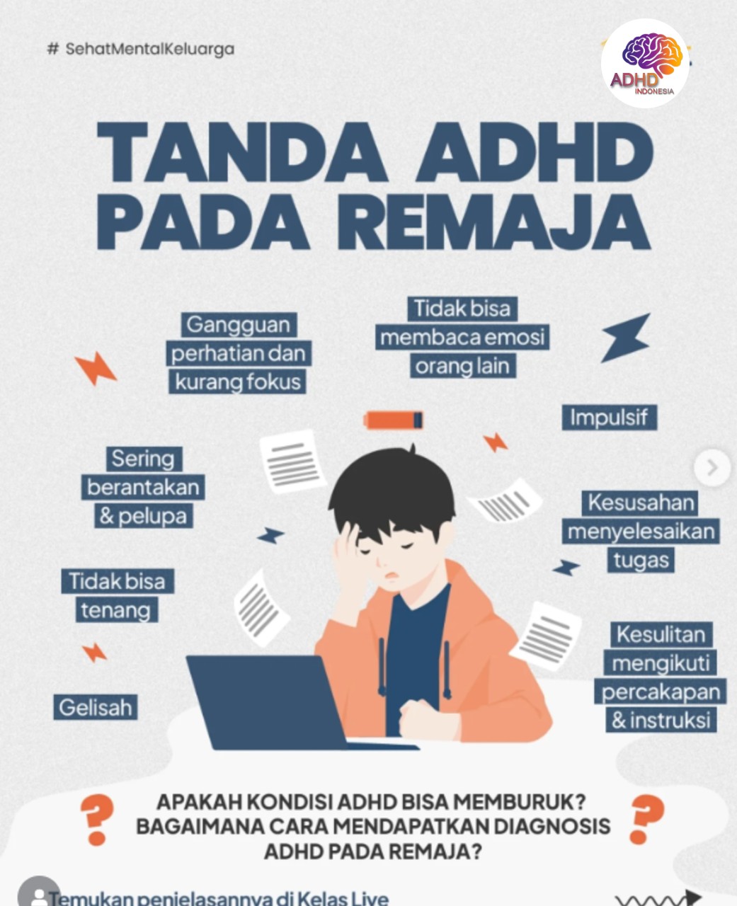 Screening ADHD Non-Diagnostik: Edukasi Awal bagi Orang Tua di Kota Bima