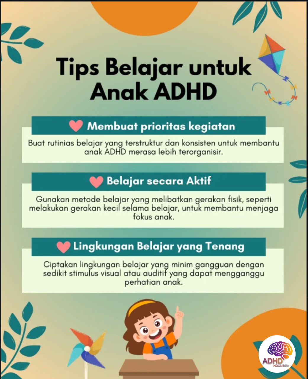 Strategi Belajar yang Cocok untuk Anak ADHD di Kota Bima